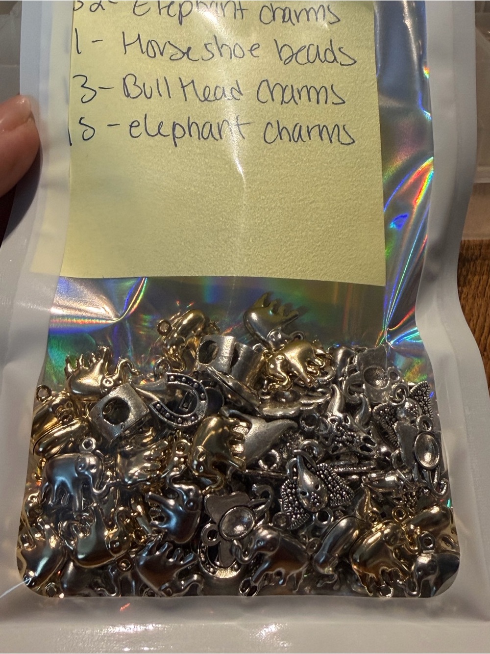 Mixed Metal Jewelry Charms Pack - Gold & Silver